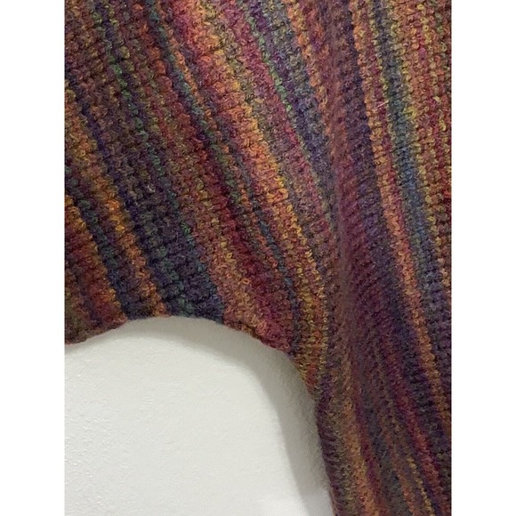 Per se by Carlisle Women’s Merino Wool Blend Multicolor Open Front Cardigan XS - Picture 8 of 8